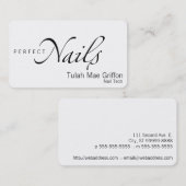 Carte De Visite Ongles (Devant / Derrière)