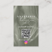 Carte De Visite Ongles de beauté de l'influent Médias sociaux Sage (Devant)