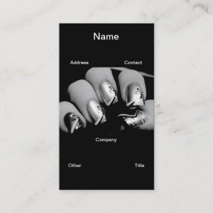Carte De Visite Ongles de concepteur