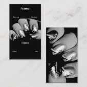 Carte De Visite Ongles de concepteur (Devant / Derrière)