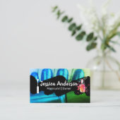 Carte De Visite Ongles manucurés peints | Salon (Debout devant)