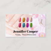 Carte De Visite Ongles peints | Technologie de manucure (Devant)