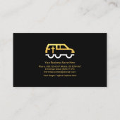 Carte De Visite Onglet Gris Noir Rétro Couche Or Parfum funéraire (Dos)