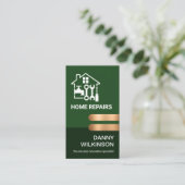 Carte De Visite Onglets de bronze de la couche d'émeraude (Debout devant)