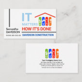 Carte De Visite Onglets de l'outil Handyman de cadre spécial (Devant / Derrière)