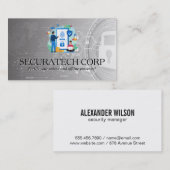 Carte De Visite Online Security | Modern Tech (Devant / Derrière)