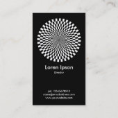 Carte De Visite Op. Art (Dos)