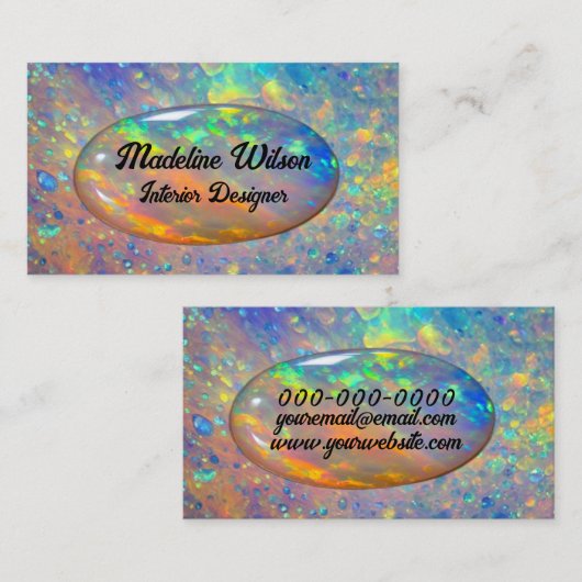 Carte De Visite Opal (Devant / Derrière)