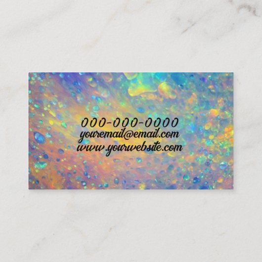 Carte De Visite Opal (Dos)