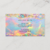 carte de visite opal couleur néon (Dos)