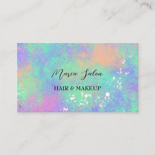 Carte de visite Opal Crystal Gemstone (Devant)