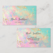 carte de visite opal délicat (Devant / Derrière)