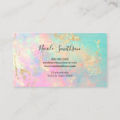 carte de visite opal délicat (Dos)