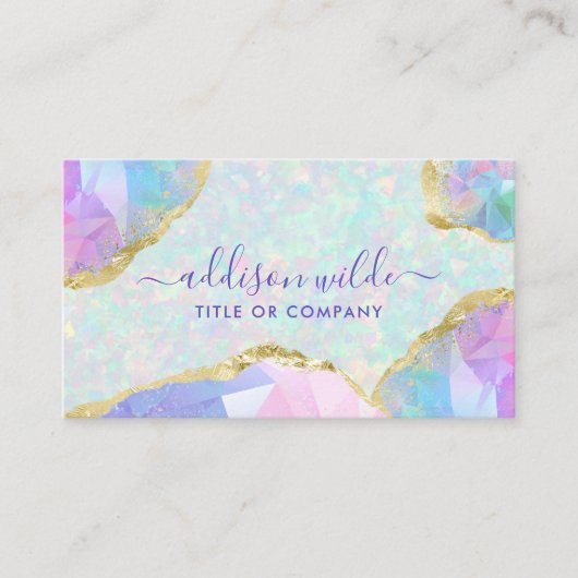Carte De Visite Opal Gemstone (Devant)