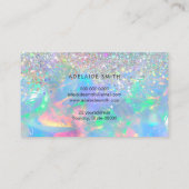 carte de visite opal gemstone faux parties scintil (Dos)