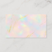 Carte De Visite Opal QR Code Minimalist Professional (Dos)