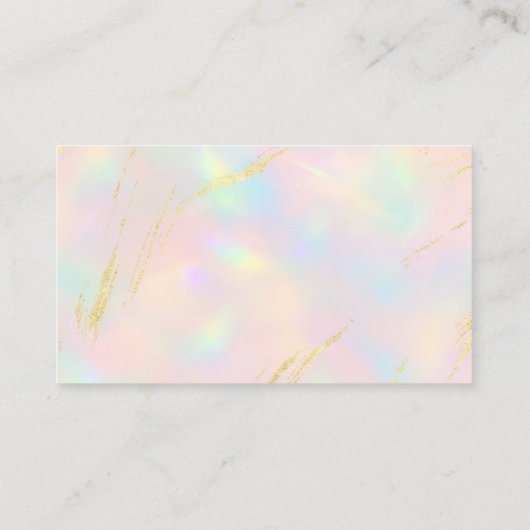 Carte De Visite Opal QR Code Minimalist Professional (Dos)