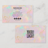 Carte De Visite opal stone (Devant / Derrière)