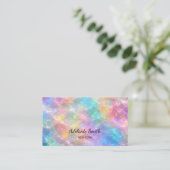 Carte De Visite opal stone business card (Debout devant)