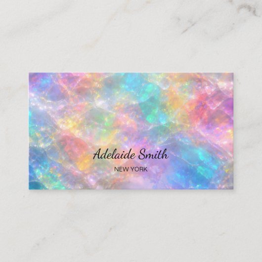Carte De Visite opal stone business card (Devant)