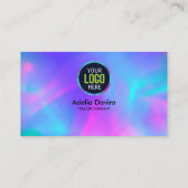 Carte De Visite Opal Stone Luxury Business Card Design (Dos)