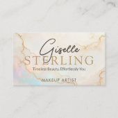 Carte De Visite Opal Stone QR Code (Devant)