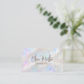 Carte De Visite Opal  Stone Shimmer (Debout devant)