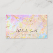 Carte De Visite opale colorée (Devant)