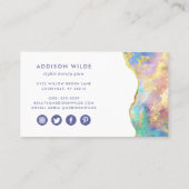 Carte De Visite Opale de feu  (Dos)