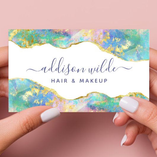 Carte De Visite Opale de feu 