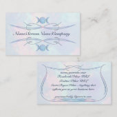 Carte De Visite Opale triple de lune (Devant / Derrière)