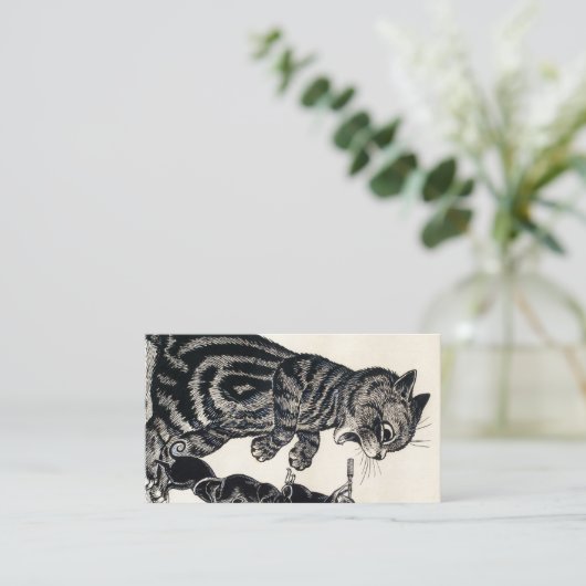 Carte De Visite Open Wide by Louis Wain (Debout devant)