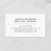 Carte De Visite Open Window Design, Window & Door Fitter Company (Dos)