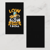 Carte De Visite Opérateur de pavage d'asphalte Travailleur de maço (Devant / Derrière)