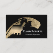 Carte De Visite Opérateur Plante de la excavatrice de construction (Devant)