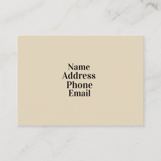 Carte De Visite Ophtalmologiste (Dos)