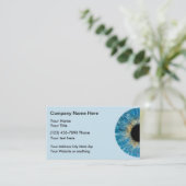 Carte De Visite Ophtalmologiste Bureau du médecin de l'oeil (Debout devant)