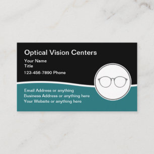 Carte De Visite Ophtalmologiste de la vision optique Eyecare