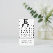 Carte De Visite Ophtalmologiste ophtalmologiste ophtalmologiste (Debout devant)