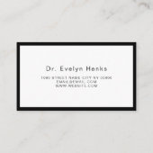 Carte De Visite Ophtalmologiste ophtalmologiste ophtalmologiste (Dos)