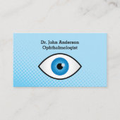 Carte De Visite Ophtalmologue coloré (Devant)