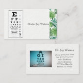 Carte De Visite Ophtalmologue optométriste (Devant / Derrière)