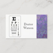 Carte De Visite Ophtalmologue optométriste (Devant)