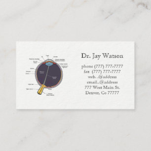 Carte De Visite Ophtalmologue optométriste