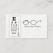 Carte De Visite Ophtalmologue optométriste (Devant)