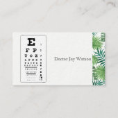 Carte De Visite Ophtalmologue optométriste (Devant)