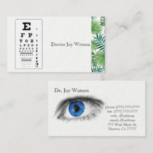 Carte De Visite Ophtalmologue optométriste