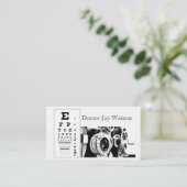 Carte De Visite Ophthalmologue optométriste (Debout devant)