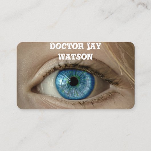 Carte De Visite Ophthalmologue optométriste (Devant)