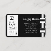 Carte De Visite Ophthalmologue optométriste (Dos)